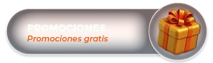 Botón publicado por la marca con la etiqueta Promociones y un regalo dorado.